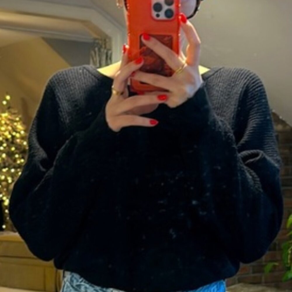 Zara sweater with bow